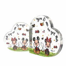 Load image into Gallery viewer, Personalized Couple Acrylic Plaque Custom Heart Shape Gift