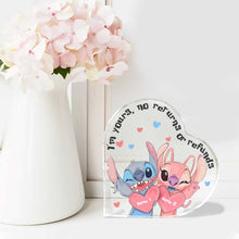 Load image into Gallery viewer, Personalized Custom Shaped Acrylic Plaque for Couples - Romantic Gift