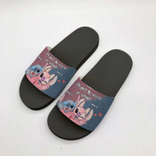 Load image into Gallery viewer, Personalized Couple Slide Sandals Custom Name Gift for Anniversary