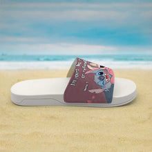 Load image into Gallery viewer, Personalized Couple Slide Sandals Custom Name Gift for Anniversary