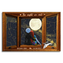 Load image into Gallery viewer, Personalized Canvas & Poster of Your Special Night Gift