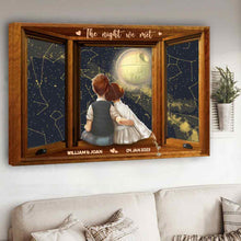 Load image into Gallery viewer, Personalized Love Canvas Print Custom Couple Gift Unique Wall Art