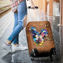 Load image into Gallery viewer, Personalized Mouse Luggage Cover with Custom Names for Couples