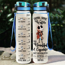 Load image into Gallery viewer, Personalized Water Tracker Bottle Custom Name Gift for Her