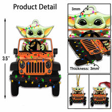 Load image into Gallery viewer, Personalized Christmas Car Ornament Custom Name Gift for Kids