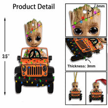 Load image into Gallery viewer, Personalized Christmas Car Ornament Customizable Gift for Friends & Family