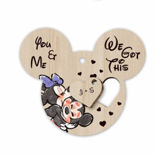 Load image into Gallery viewer, Personalized Christmas Mouse Wooden Pop Out Ornament Gift