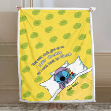 Load image into Gallery viewer, Personalized 'Don't Give Up On Your Dream' Ohana Blanket for Kids