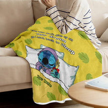 Load image into Gallery viewer, Personalized 'Don't Give Up On Your Dream' Ohana Blanket for Kids