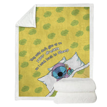 Load image into Gallery viewer, Personalized 'Don't Give Up On Your Dream' Ohana Blanket for Kids