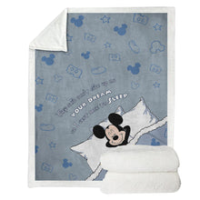 Load image into Gallery viewer, Personalized Mouse Blanket Custom Name Gift for Graduation