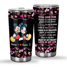 Load image into Gallery viewer, Personalized LGBT Support Tumbler Custom Couple Gift for Anniversary