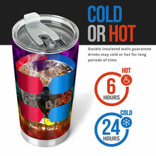 Load image into Gallery viewer, Personalized LGBT Couple Tumbler with Custom Names | Unique Love Gift