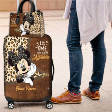 Load image into Gallery viewer, Personalized Leather Handbag & Luggage Cover with Custom Name Gift for Women