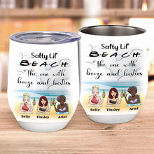 Load image into Gallery viewer, Personalized Beach Wine Tumbler Custom Name Gift for Friends