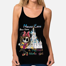 Load image into Gallery viewer, Personalized Cross Tank Top & Leggings Set for Girls - Mouse Ears Gift