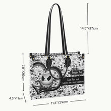 Load image into Gallery viewer, Personalized Leather Handbag Custom Name Unique Gift for Women