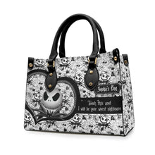 Load image into Gallery viewer, Personalized Leather Handbag Custom Name Unique Gift for Women