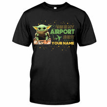 Load image into Gallery viewer, Personalized Airport Shirt Featuring Custom Name T-shirt & Hoodie