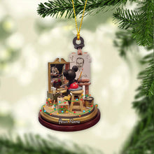 Load image into Gallery viewer, Personalized Christmas Mouse Ornament Custom Name Gift