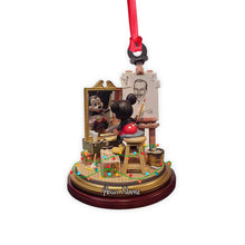 Load image into Gallery viewer, Personalized Christmas Mouse Ornament Custom Name Gift