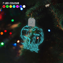 Load image into Gallery viewer, Personalized Nightmare Before Christmas LED Acrylic Ornament Gift