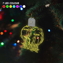 Load image into Gallery viewer, Personalized Nightmare Before Christmas LED Acrylic Ornament Gift