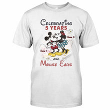 Load image into Gallery viewer, Personalized Couple Mouse T-shirt and Hoodie for Anniversary Gift