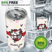 Load image into Gallery viewer, Personalized Couple Tumbler with Love Quote Custom Name Gift