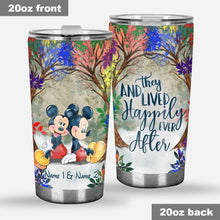 Load image into Gallery viewer, Personalized LGBT Support Tumbler with Custom Names - Unique Couple Gift