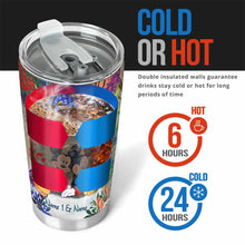 Load image into Gallery viewer, Personalized LGBT Support Tumbler with Custom Names - Unique Couple Gift