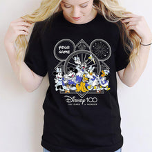 Load image into Gallery viewer, Personalized Disney 100 Years T-shirt & Hoodie with Custom Name for Birthday & Christmas