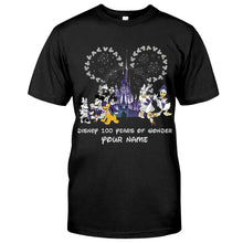 Load image into Gallery viewer, Personalized Disney 100 Years of Wonder T-shirt & Hoodie Gift
