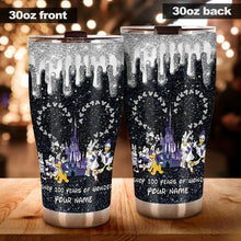 Load image into Gallery viewer, Personalized 100 Years of Wonder Mouse Tumbler Custom Name Gift