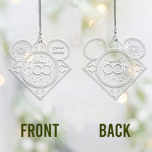 Load image into Gallery viewer, Personalized Disney 100 Car Ornament Custom Name Gift for Christmas