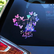 Load image into Gallery viewer, Personalized Best Day Ever Mouse Decal for Car or Wall