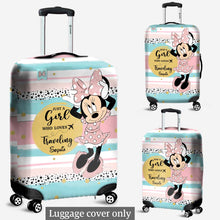 Load image into Gallery viewer, Personalized Minnie Mouse Luggage Cover Custom Name Travel Gift for Girls