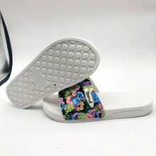 Load image into Gallery viewer, Personalized Ohana Slide Sandals with Custom Name for Beach or Home