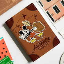 Load image into Gallery viewer, Personalized Mouse Passport Holder Custom Name Travel Gift