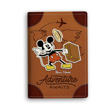 Load image into Gallery viewer, Personalized Mouse Passport Holder Custom Name Travel Gift