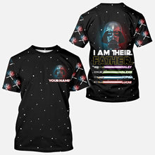 Load image into Gallery viewer, Personalized I Am Their Father Hoodie Custom Name Gift for Dad
