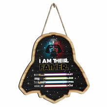 Load image into Gallery viewer, Personalized Star Wars Wood Sign Gift for Dad | Father's Day Decor