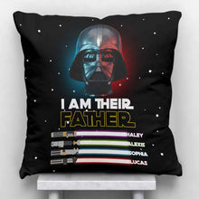 Load image into Gallery viewer, Personalized I Am Their Father Throw Pillow Gift for Dad