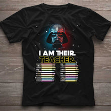 Load image into Gallery viewer, Personalized Teacher T-Shirt Custom Names Star Wars Gift