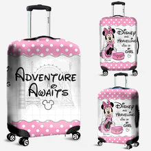 Load image into Gallery viewer, Personalized Luggage Cover for Disney Lovers - Custom Name Travel Gift