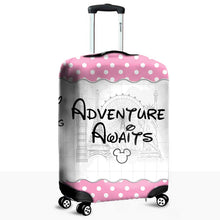 Load image into Gallery viewer, Personalized Luggage Cover for Disney Lovers - Custom Name Travel Gift
