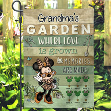 Load image into Gallery viewer, Personalized Grandma Garden Flag Custom Text Mother's Day Gift