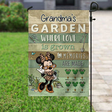 Load image into Gallery viewer, Personalized Grandma Garden Flag Custom Text Mother's Day Gift