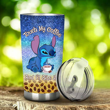Load image into Gallery viewer, Personalized Touch My Coffee Tumbler Custom Name Gift