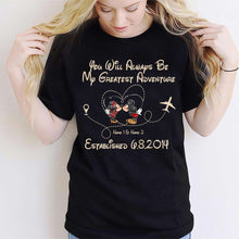 Load image into Gallery viewer, Personalized Couple Mouse T-shirt & Hoodie Gift for Valentine’s Day